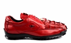 Belvedere Genuine Hornback Crocodile And Calf Leather Sneaker -Fashion Formal Wear Store BEL 336122 r 38649.1521322914