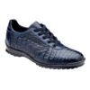 Belvedere Genuine Caiman Crocodile Sneakers - Blue -Fashion Formal Wear Store BEL 33616 BL 36935.1667681690