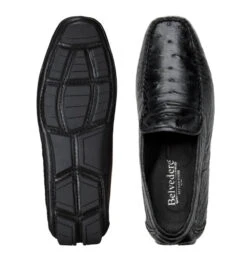 Belvedere Genuine Ostrich Driver Loafer -Fashion Formal Wear Store BEL 33622 B 3 47834.1667774884