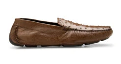 Belvedere Genuine Ostrich Driver Loafer -Fashion Formal Wear Store BEL 33622 Br 2 53445.1667774884