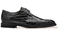 Belvedere Genuine Alligator Black Dress Tie Shoe -Fashion Formal Wear Store BEL N01 B 2 58465.1667846741