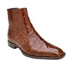 Belvedere Genuine Alligator Side Zip Ankle Boots - Peanut Brown 1 Belvedere Genuine Alligator Side Zip Ankle Boots - Peanut Brown -Fashion Formal Wear Store BEL R32 P 1 63364.1667673390