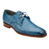 Belvedere Genuine Caiman Crocodile Light Blue Dress Tie Shoe 2 Belvedere Genuine Caiman Crocodile Light Blue Dress Tie Shoe -Fashion Formal Wear Store BEL R40 Bl 02177.1667844589