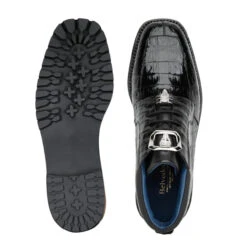 Belvedere Genuine Caiman Crocodile Lug Sole Boot - Black -Fashion Formal Wear Store BEL U02 B 3 44887.1667757199