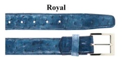 Belvedere Genuine Ostrich Quill Dress Belt -Fashion Formal Wear Store BELBT 2001 royal 47001.1667856285