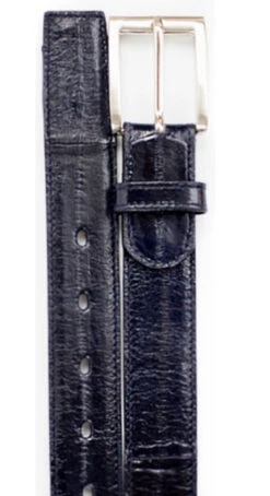 Belvedere Genuine Eel Dress Belt -Fashion Formal Wear Store BELBT 2002 navy 08631.1519239381