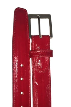 Belvedere Genuine Eel Dress Belt -Fashion Formal Wear Store BELBT 2002 red 21688.1519239381
