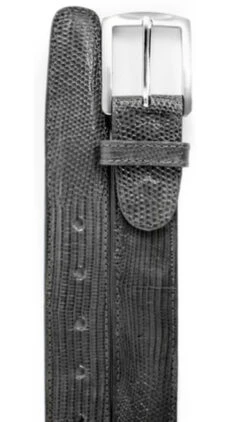 Belvedere Genuine Lizard Dress Belt -Fashion Formal Wear Store BELBT 2003 grey 88283.1519242139