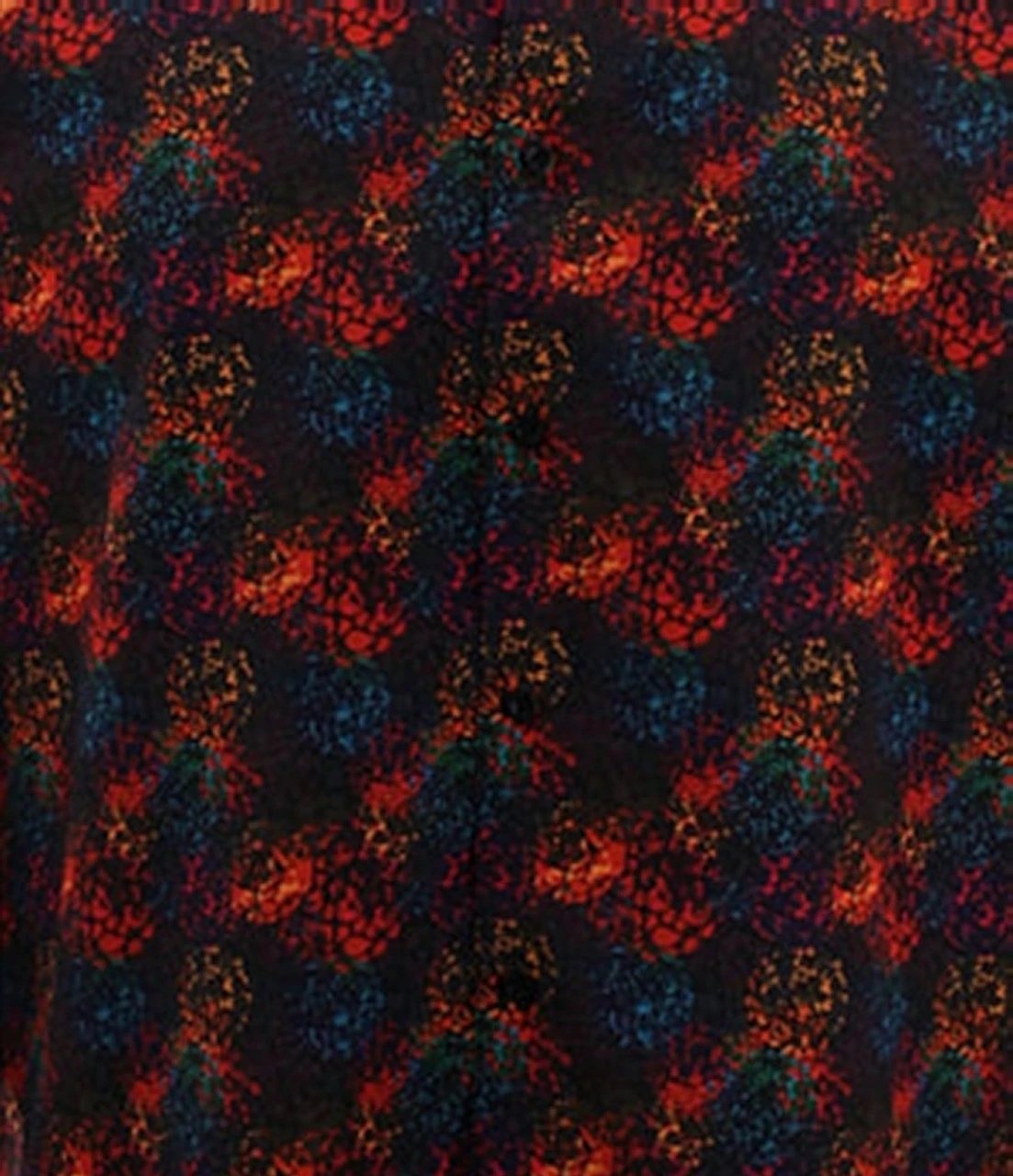 Bassiri Long Sleeve Camp Shirt - Red & Blue Mesh Pattern 4 Bassiri Long Sleeve Camp Shirt - Red & Blue Mesh Pattern - Image 2