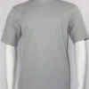 Bassiri Short Sleeve V-Neck Ribbed Jersey Knit Tee - Grey -Fashion Formal Wear Store BSI SSKNV 529 GY 71049.1592350806