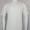 Bassiri Short Sleeve V-Neck Ribbed Jersey Knit Tee - Ivory -Fashion Formal Wear Store BSI SSKNV 529 IV 35264.1592351213