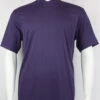 Bassiri Short Sleeve V-Neck Ribbed Jersey Knit Tee - Purple -Fashion Formal Wear Store BSI SSKNV 529 PR 74989.1592276802