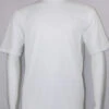 Bassiri Short Sleeve V-Neck Ribbed Jersey Knit Tee - White -Fashion Formal Wear Store BSI SSKNV 529 WH 66629.1592256673