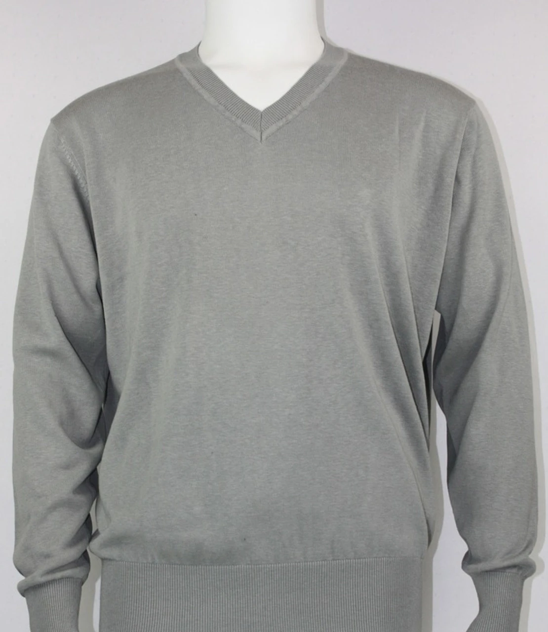 Bassiri V-Neck Silk Knit Long Sleeve Sweater - Wheat 11 Bassiri V-Neck Silk Knit Long Sleeve Sweater - Wheat - Image 9