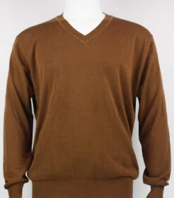 Bassiri V-Neck Silk Knit Long Sleeve Sweater - Wheat 17 Bassiri V-Neck Silk Knit Long Sleeve Sweater - Wheat -Fashion Formal Wear Store BSI SW627 CG 61722.1518148998