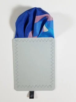 100% Silk Pre-Folded Pocket Square Insert - Blue & Pink Mix -Fashion Formal Wear Store BlueAbstract1 1 13322.1661712920