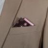 100% Cotton Pre-Folded Pocket Square Handkerchief Insert - Mod Brown & Pink 2 100% Cotton Pre-Folded Pocket Square Handkerchief Insert - Mod Brown & Pink -Fashion Formal Wear Store Brown Mod A 13335.1665421553