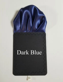 Dark Blue Satin Pre-Folded Pocket Square Insert -Fashion Formal Wear Store Dark Blue ebay 87726.1683137297