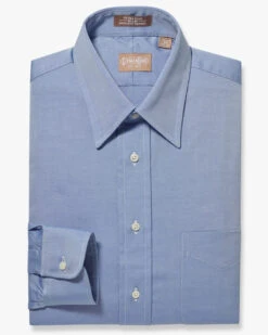 Clearance - Gitman Bros. 100% Pinpoint 80x80 Oxford Cotton Dress Shirt