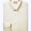 Gitman Bros. 100% Light Yellow Oxford Pinpoint Cotton Button-Down Shirt
