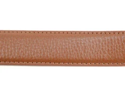 2 Belts - Genuine Leather Black & Cognac Dress Belts -Fashion Formal Wear Store Image2 84697.1564454984