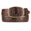 King Exotic Genuine EEL Cut-Out Design Western Belt - Faded Brown -Fashion Formal Wear Store KE BLT 4C11F0816 01333.1613601694