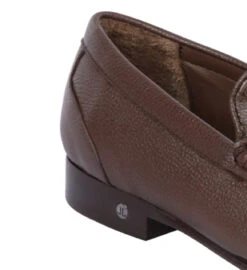 Lombardy - Genuine Ostrich Quill & Leather Horsebit Loafer - Brown -Fashion Formal Wear Store LMB ZLA050307 4 32494.1597965270