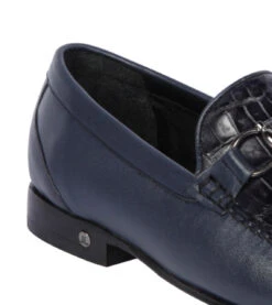 Lombardy - Genuine Caiman Croc Belly & Leather Horsebit Loafer - Navy 8 Lombardy - Genuine Caiman Croc Belly & Leather Horsebit Loafer - Navy -Fashion Formal Wear Store LMB ZLA058210 4 12430.1597989360