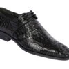 Lombardy - Genuine Caiman Croc Hornback Dress Shoe - Black -Fashion Formal Wear Store LMB ZLM020205 50167.1598057938