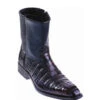 Los Altos Genuine Caiman Belly Side Zipper Ankle Boot - Black Cherry 2 Los Altos Genuine Caiman Belly Side Zipper Ankle Boot - Black Cherry -Fashion Formal Wear Store LSA 68B8218 46051.1611891840