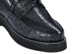 Los Altos Genuine Ostrich Quill & Stingray Casual Ankle Boot -Fashion Formal Wear Store LSA ZA0511 05 2 46259.1612037287