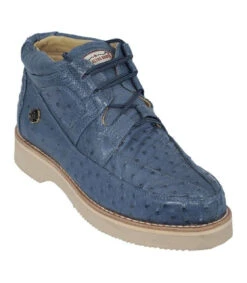 Los Altos Genuine Ostrich Quill Casual Ankle Boot -Fashion Formal Wear Store LSA ZA0603 BL 00364.1519705146