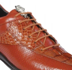 Los Altos Genuine Caiman Croc Tail Cognac Sneaker -Fashion Formal Wear Store LSA ZC090103 2 89684.1598331944