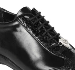 Los Altos Genuine Ostrich Leg Patch Design Black Sneaker -Fashion Formal Wear Store LSA ZC091905 2 82071.1598131929