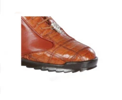 Los Altos Genuine Caiman Croc Patch Design Cognac Sneaker -Fashion Formal Wear Store LSA ZC092903 3 86783.1598547838