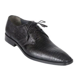 Los Altos Genuine Teju Lizard Dress Shoe - Black