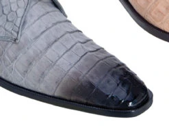 Los Altos Genuine Caiman Belly Dress Shoe With Faded Coloring -Fashion Formal Wear Store LSA ZV0882F 2 96028.1610404427
