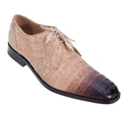 Los Altos Genuine Caiman Belly Dress Shoe With Faded Coloring -Fashion Formal Wear Store LSA ZV0882F ORX 27817.1610404427