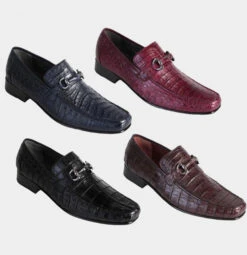 Los Altos Genuine Caiman Belly Horse Bit Dress Loafer -Fashion Formal Wear Store LSA ZV1082 48844.1610482389
