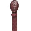 Los Altos Genuine Caiman Croc Hornback Western Fashion Belt - Burgundy -Fashion Formal Wear Store LSAL C11U0206 98257.1614195447