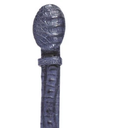 Los Altos Genuine Caiman Croc Hornback Western Fashion Belt - Blue Jean