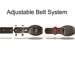 Los Altos Genuine Caiman Croc Belly Western Fashion Tonal Belt -Fashion Formal Wear Store LSAL C11U02 Belt system 76055.1614283834