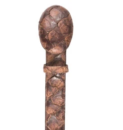 Los Altos Genuine Pirarucu Western Fashion Belt - Matte Cacao Brown