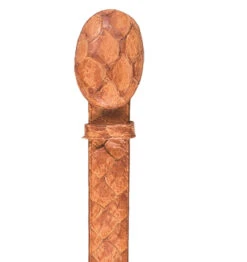 Los Altos Genuine Pirarucu Western Fashion Belt - Matte Cognac