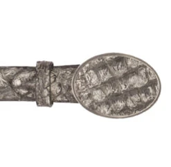 Los Altos Genuine Pirarucu Western Fashion Belt - Rustic Black -Fashion Formal Wear Store LSAL C11U1081 3 83622.1614027632