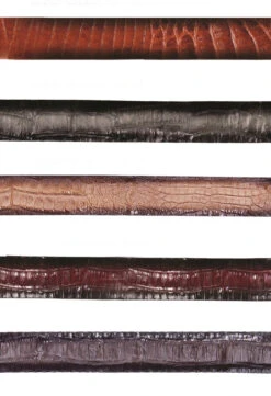Los Altos Genuine Caiman Croc Belly Western Fashion Belt - Faded Tone -Fashion Formal Wear Store LSAL C11U82 FADED 2 19173.1614287687