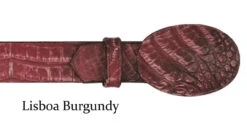 Los Altos Genuine Caiman Croc Belly Western Fashion Tonal Belt -Fashion Formal Wear Store LSAL C11U82 Lisboa 6 87596.1614282102