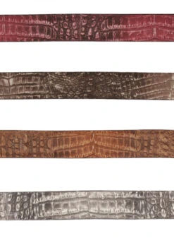 Los Altos Genuine Caiman Croc Belly Western Fashion Tonal Belt -Fashion Formal Wear Store LSAL C11U82 Lisboa 7 74064.1614282102