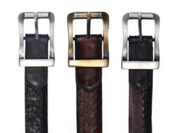 Los Altos Genuine Ostrich Quill And Braided Leather Belt -Fashion Formal Wear Store LSAL C2303 3 07525.1610106072