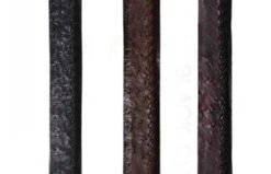 Los Altos Genuine Ostrich Quill And Braided Leather Belt -Fashion Formal Wear Store LSAL C2303 4 45649.1610106072